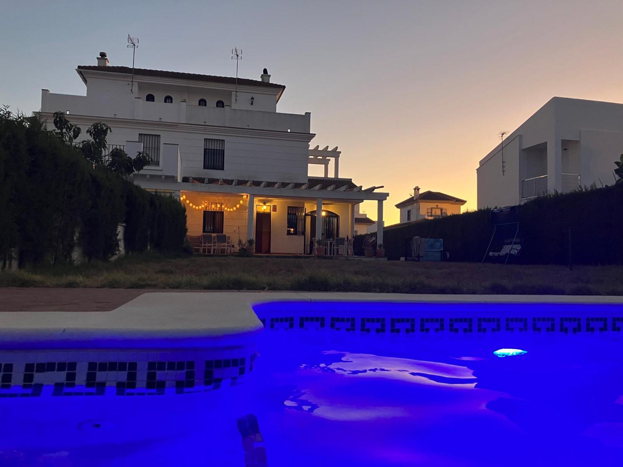 Holiday House With Private Pool, Costa De La Luz El Portil Exterior foto