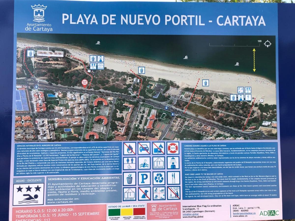 Holiday House With Private Pool, Costa De La Luz El Portil Exterior foto